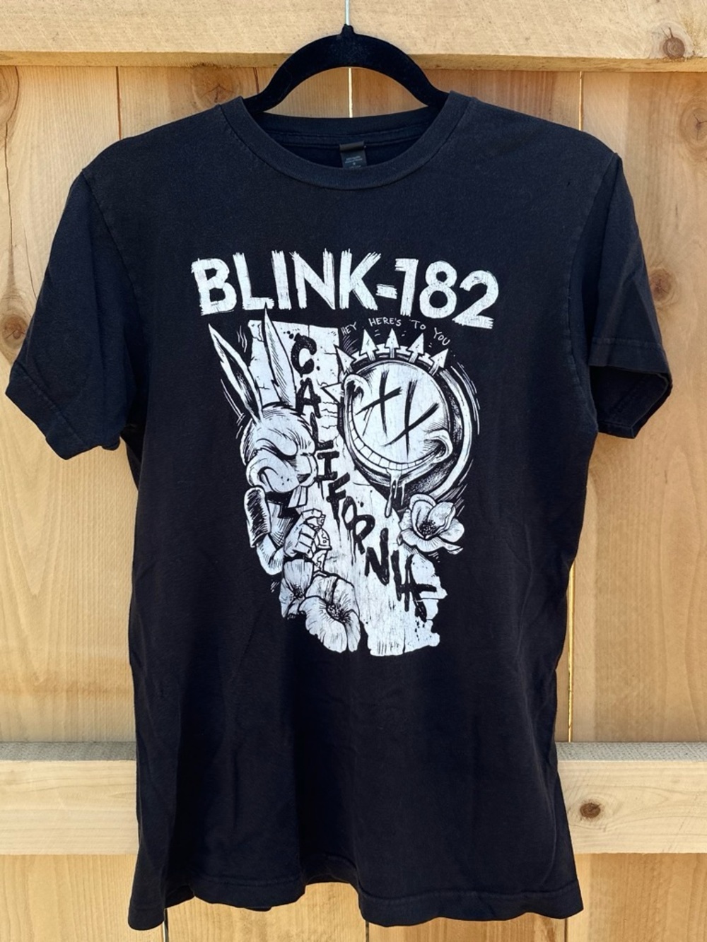 Tultex Black Blink-182 Graphic Band Tee
